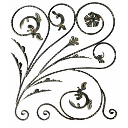 DOPREDAJ Ornament ø 12mm, 880x750mm,   pravý DOPREDAJ Ornament ø 12mm, 880x750mm,   pravý